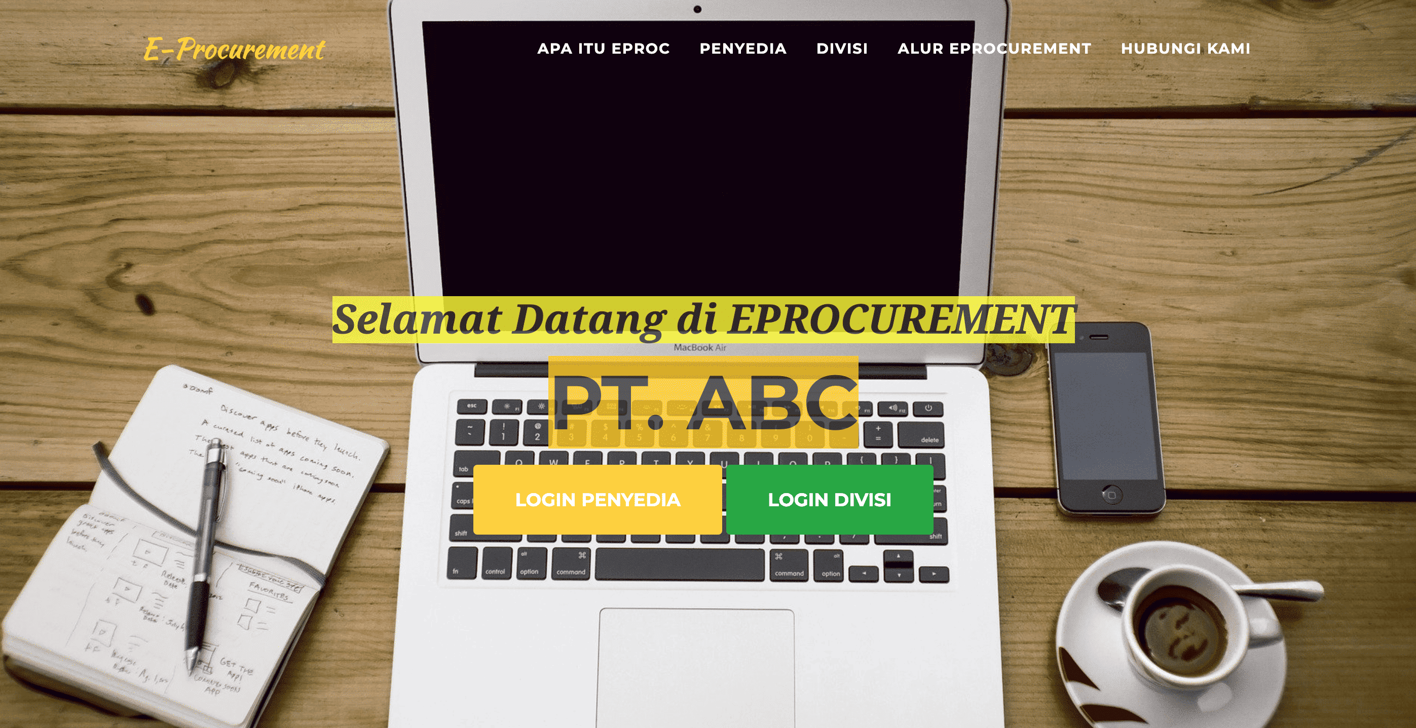 pembuatan sistem eprocurement