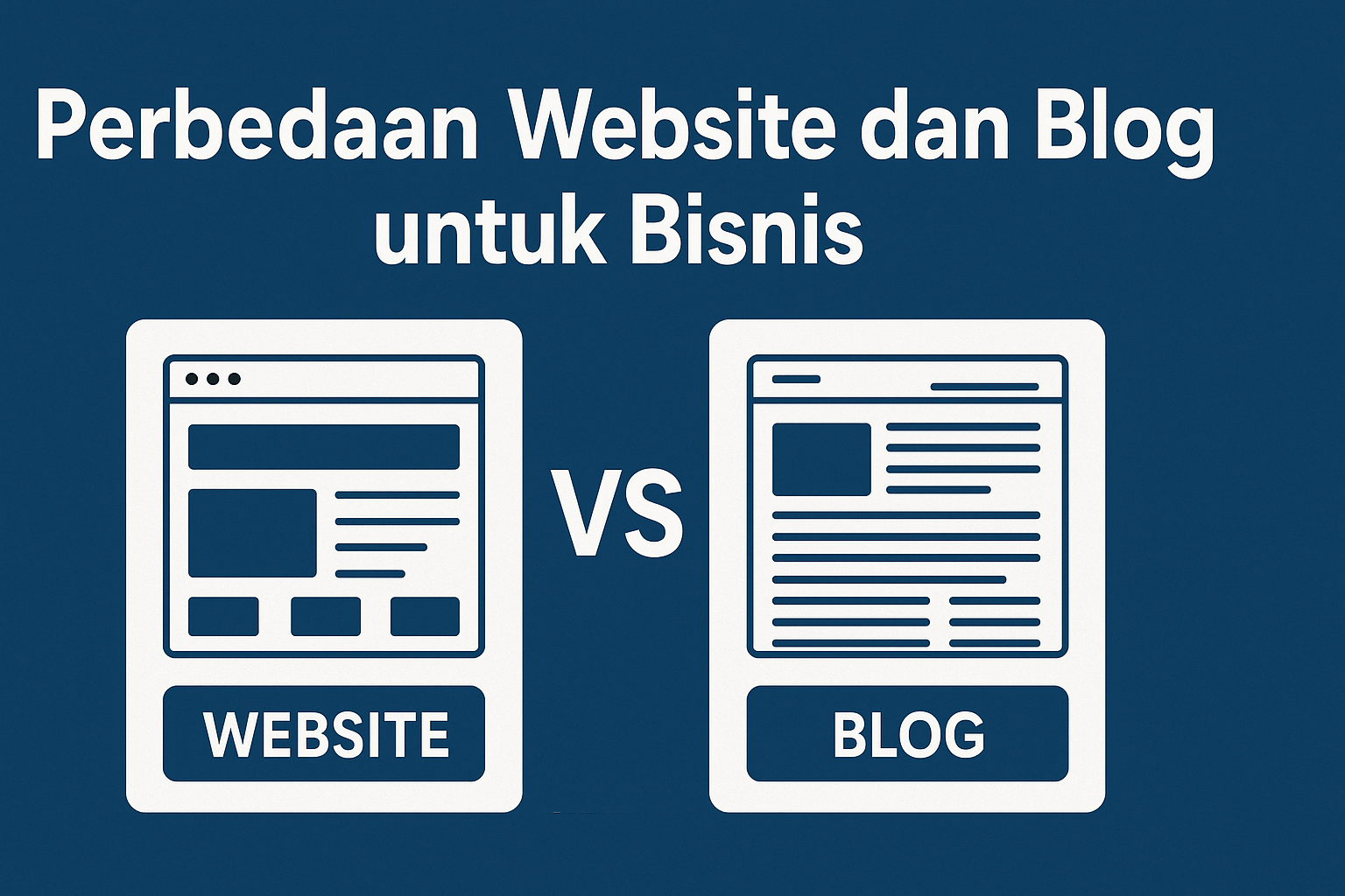 perbedaan website & blog