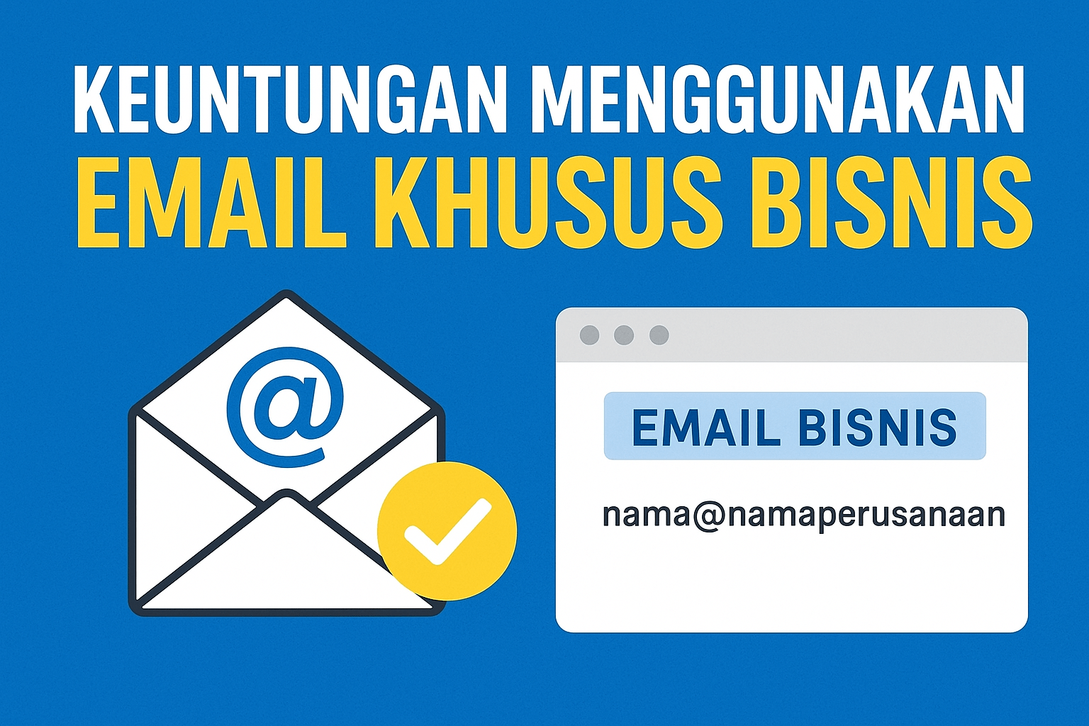 keuntungan email bisnis