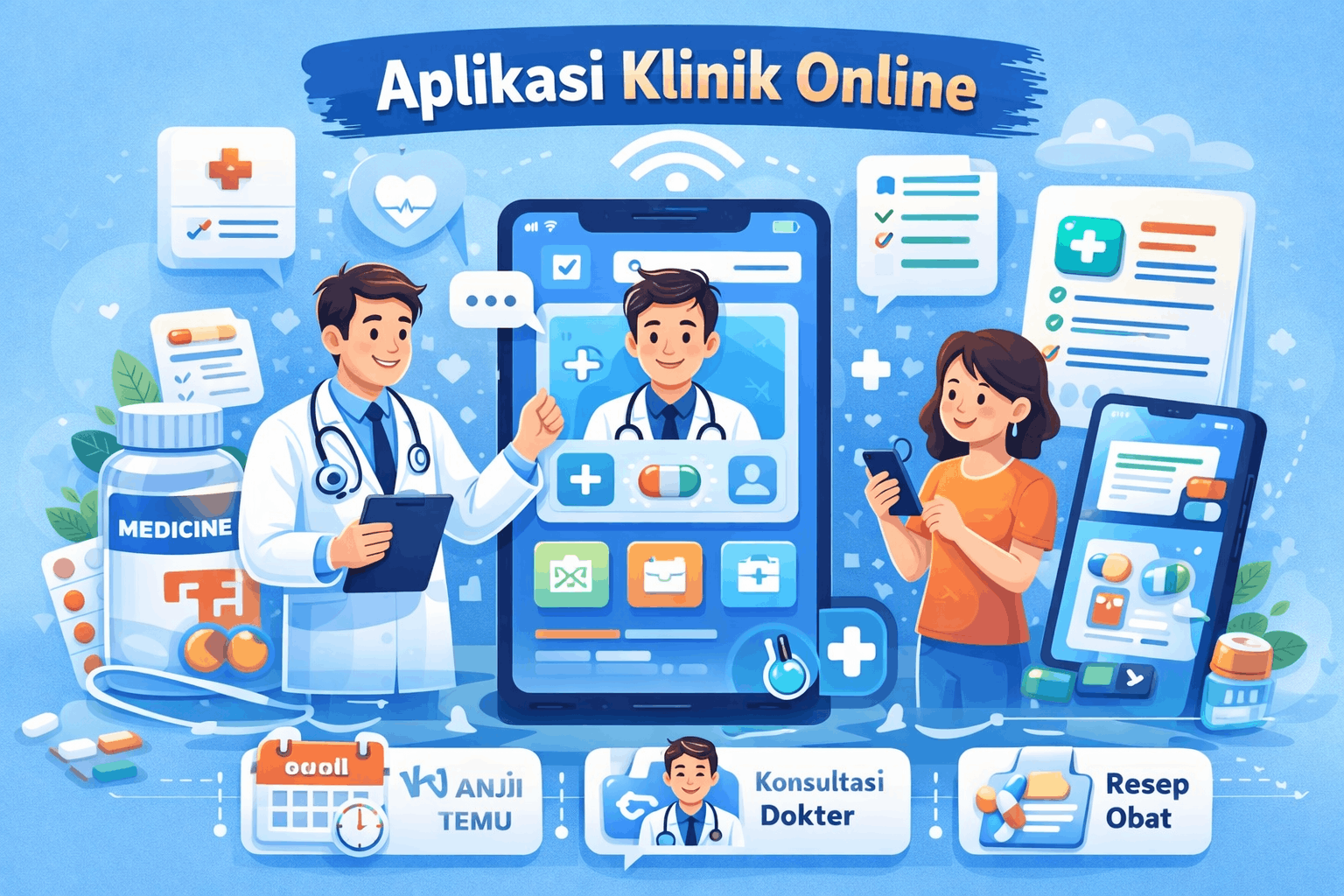 APLIKASI KLINIK ONLINE PROFESSIONAL 1 Aplikasi Klinik