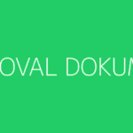 APPROVAL DOKUMEN