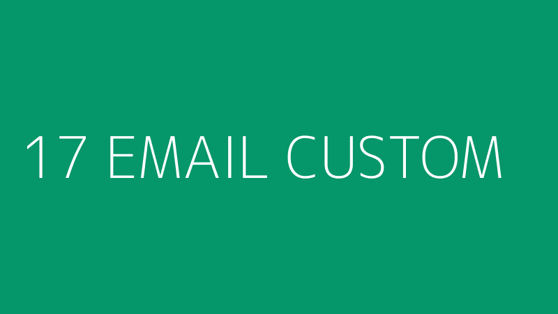 Email Custom Adalah: Pengertian dan Cara Kerjanya 1 Email Custom Adalah: Pengertian Dan Cara Kerjanya