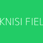 TEKNISI FIELD