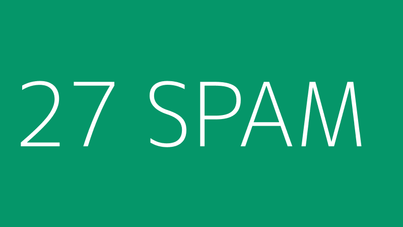 27 SPAM