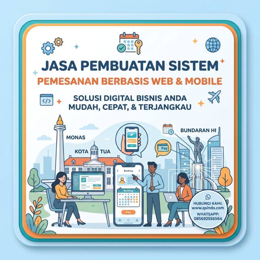 Jasa Pembuatan Sistem Pemesanan Berbasis Web Dan Mobile