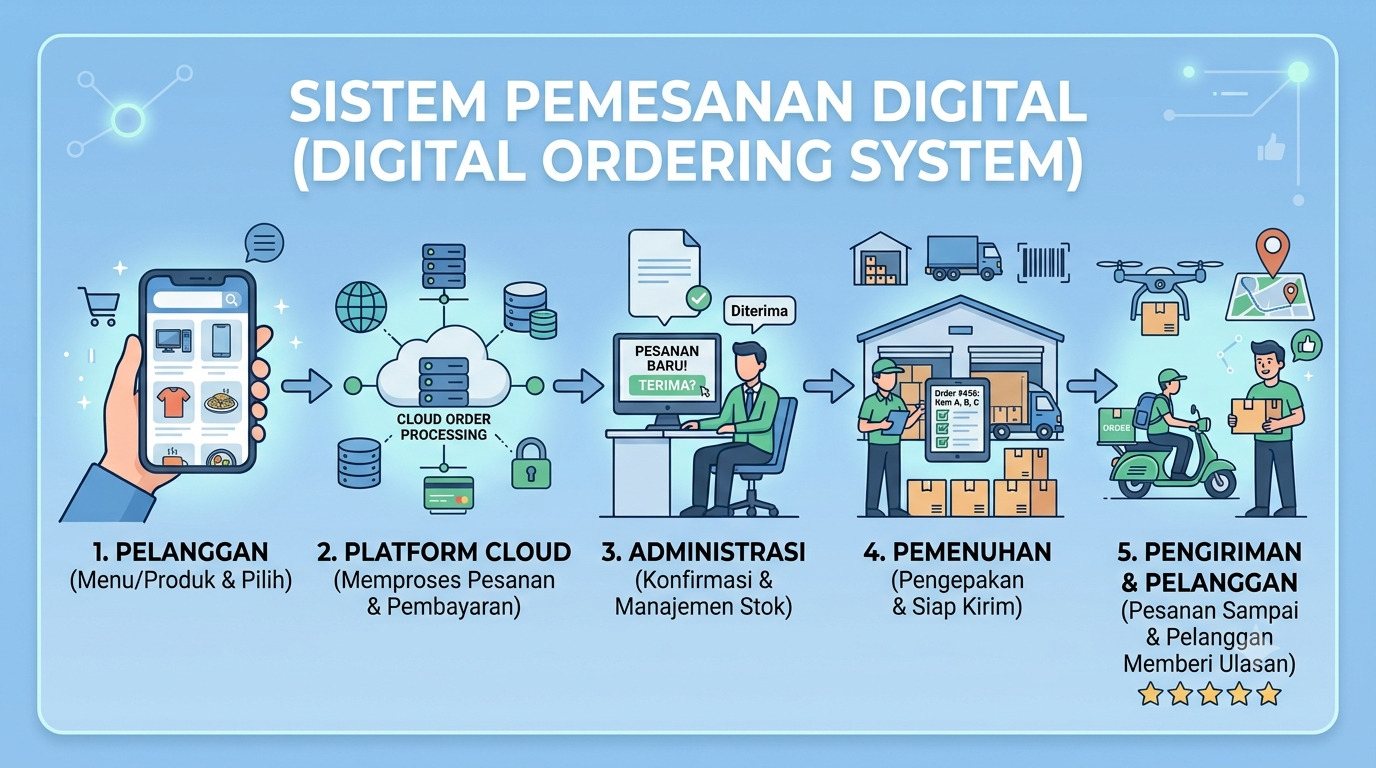 pembuatan sistem pemesanan digital